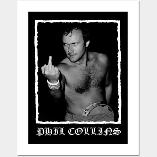 Retro Phil Collins Posters and Art